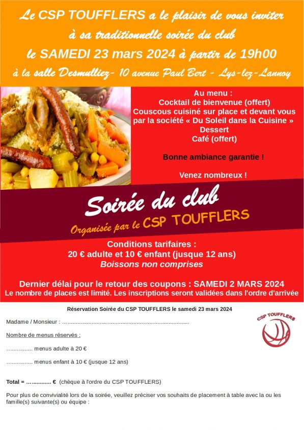 COUPON SOIREE 2024