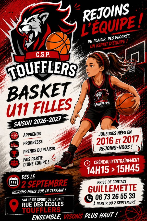Recrutement U11 Filles